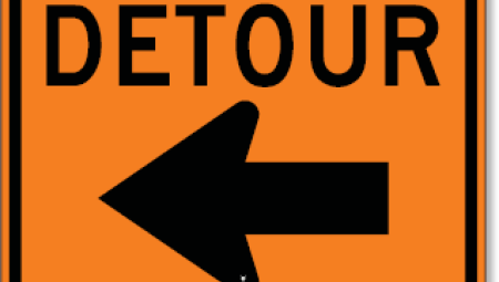 Detour Sign